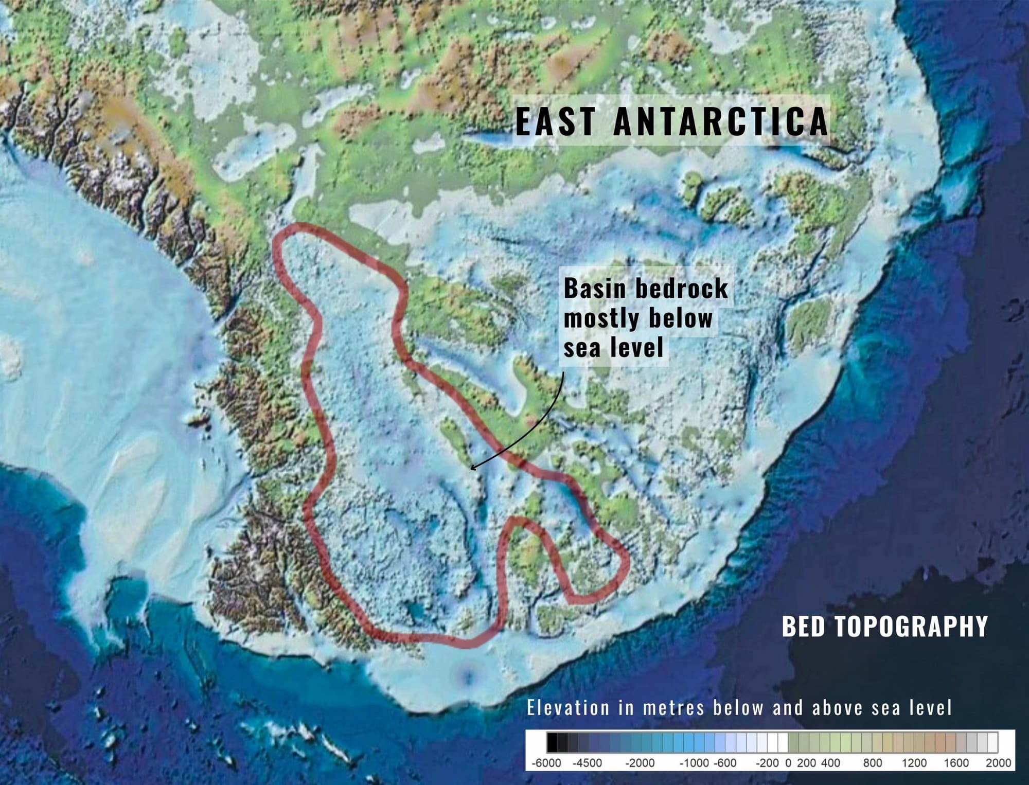 Wilkes bedrock map